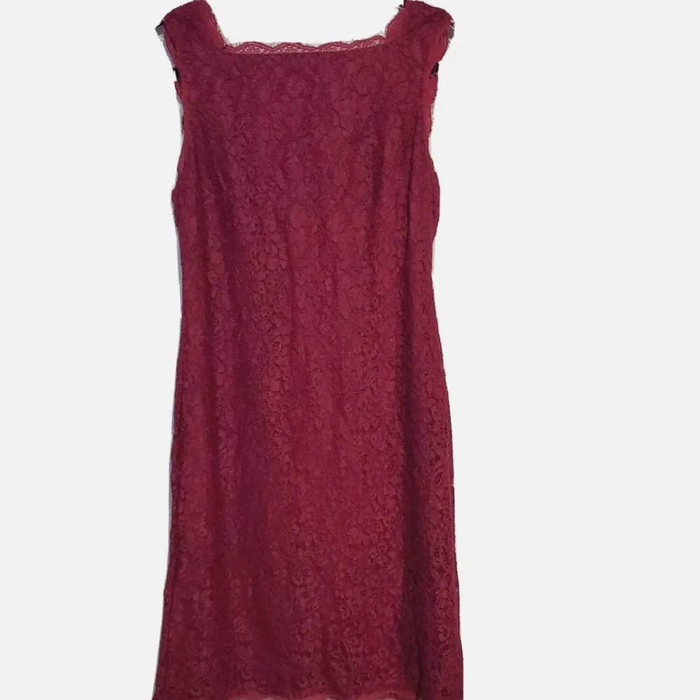 Adrianna Papell Evening - knee length lace dress